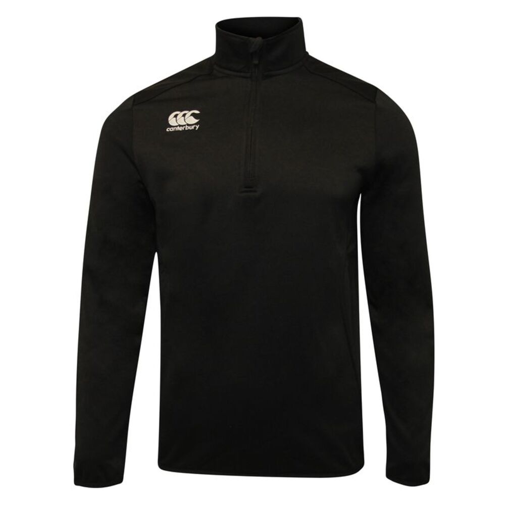 Canterbury Mens Club Zip Neck Track Top / Black